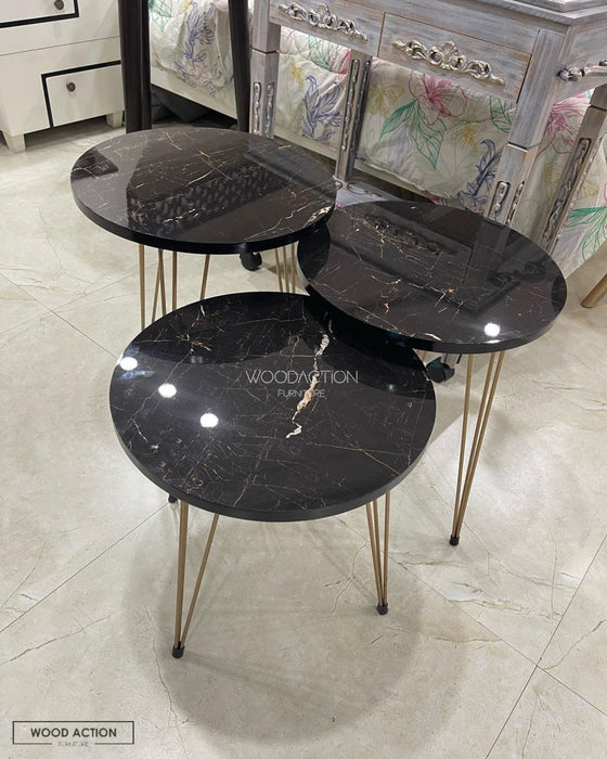 Black Gold nesting table