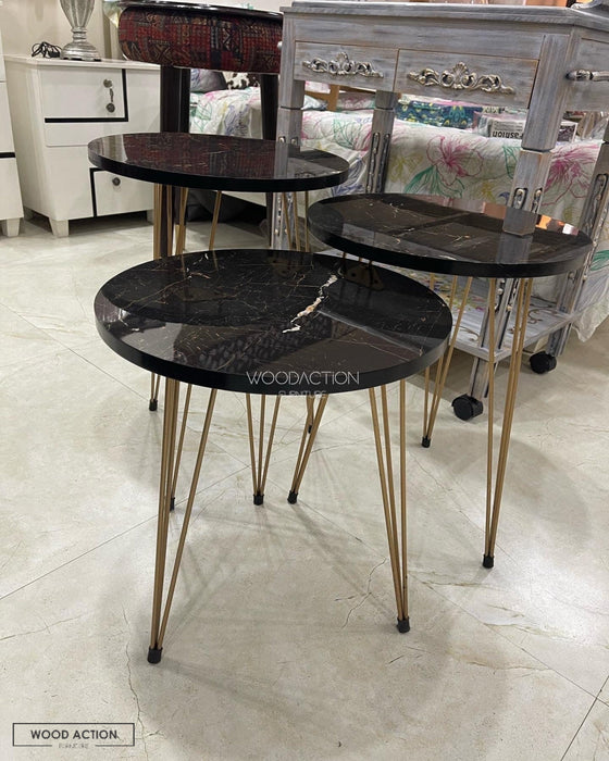 Black Gold nesting table